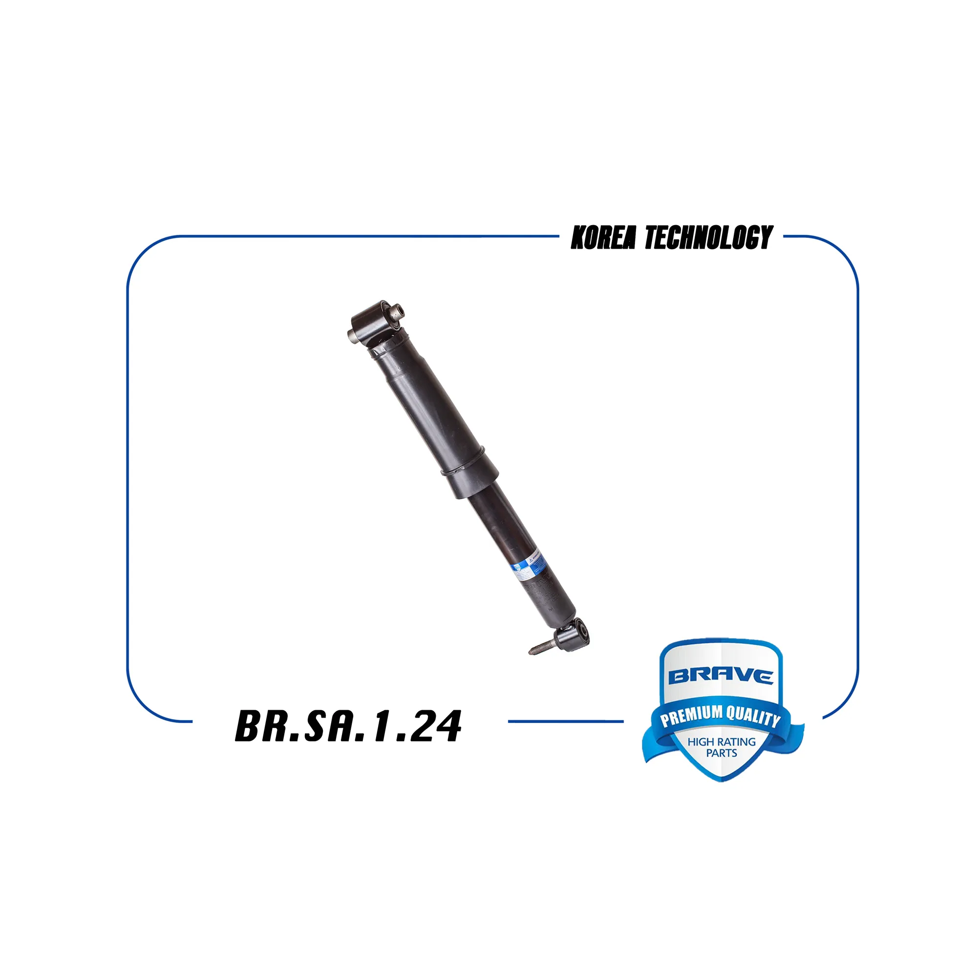 Амортизатор задний 8200038258 BR.SA.1.24 Renault Megane II BRAVE BRSA124