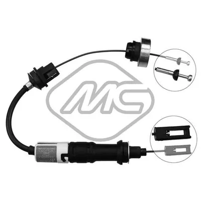 Трос сцепления CIT EVASION 2,0L AUTOMATIC Metalcaucho 80097