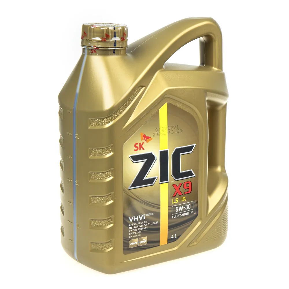 Масло моторное ZIC X9 LS 5W-30 синтетическое 4 л 162200