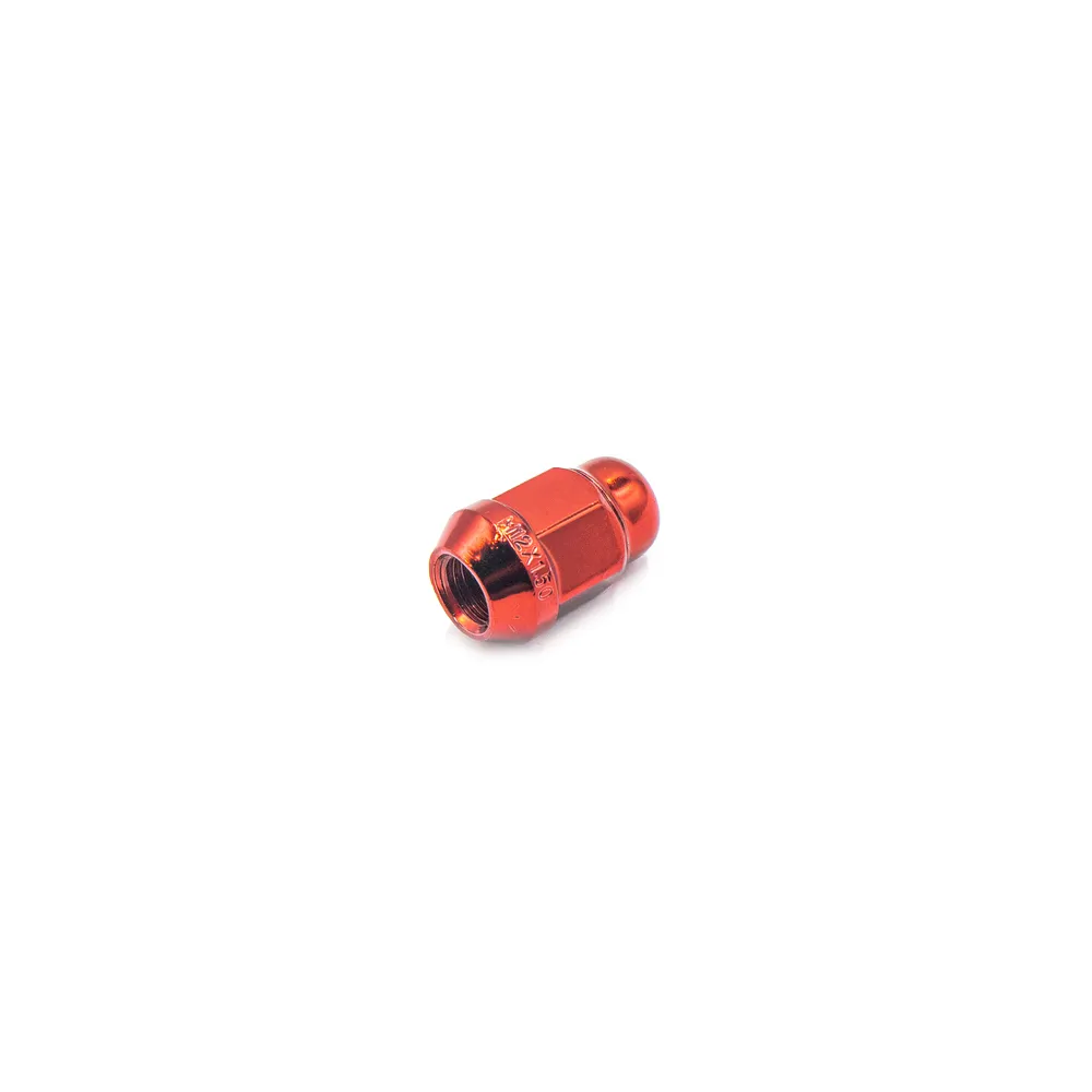 Гайка колесная 12x1.50x35 C19 конус красный закрытая BANTAJ BG521