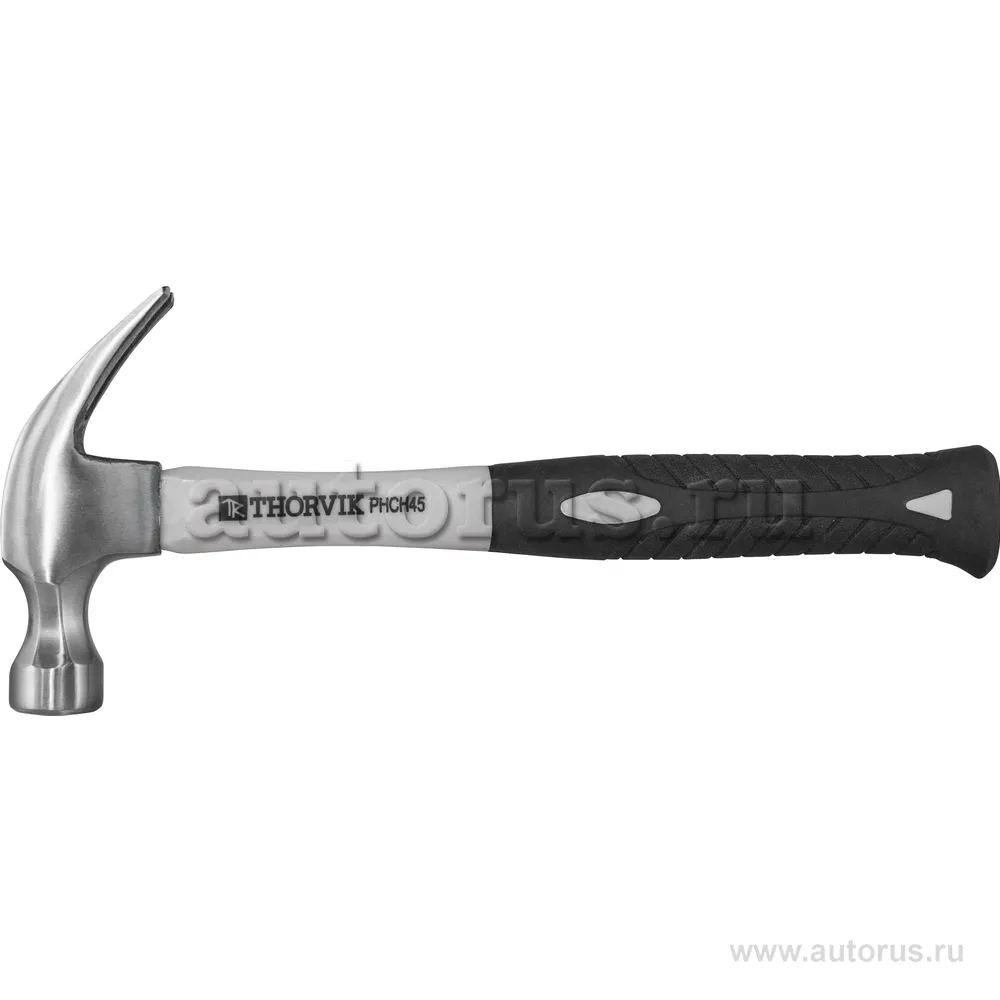 Молоток столярный с фиберглассовой рукояткой, 450 гр. THORVIK PHCH45