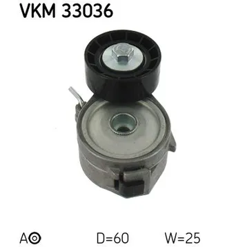 Ролик-Натяжитель приводного ремня SKF VKM33036