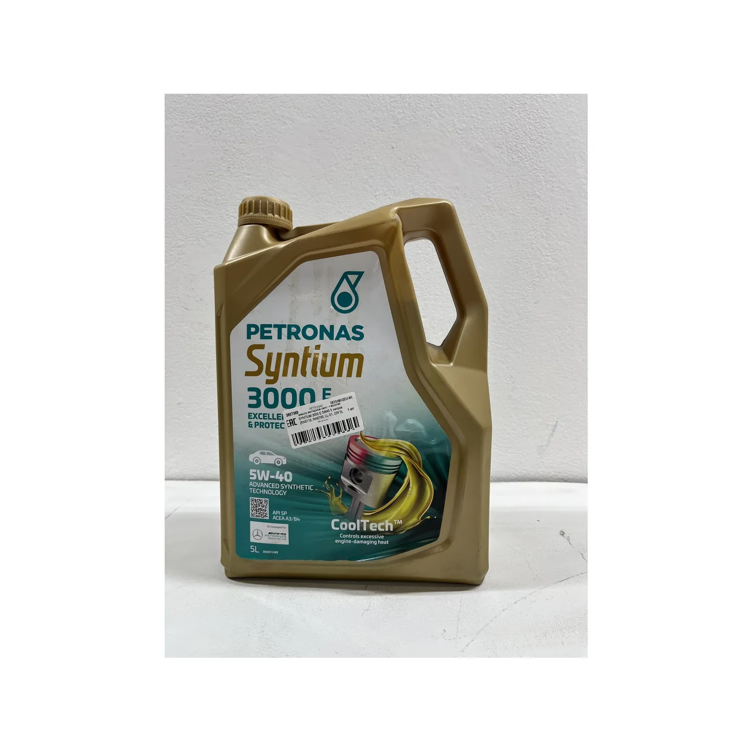 Масло моторное синт. Petronas SYNTIUM 3000 E 5W40 5 литров (RN0710, RN0700, LL-01, 229.5), Уценка