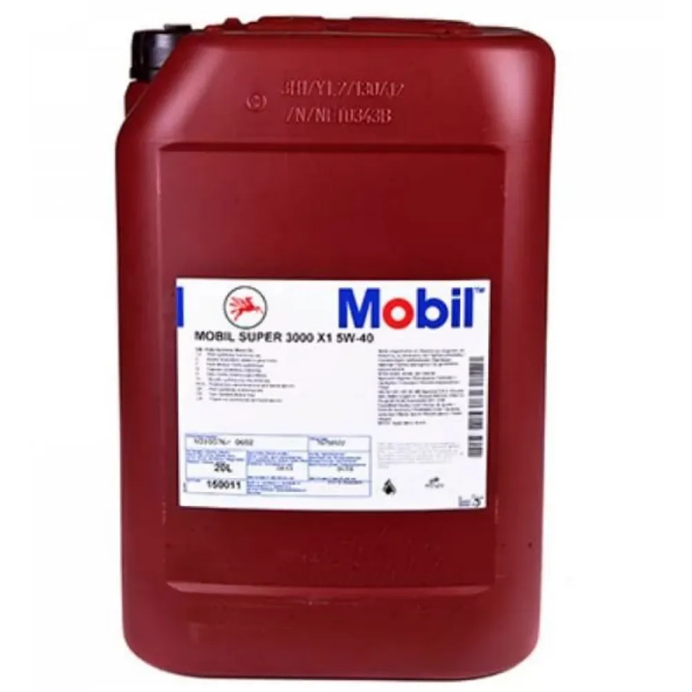Масло моторное MOBIL Super 3000 X1 5W-40 синтетическое 20 л 155054