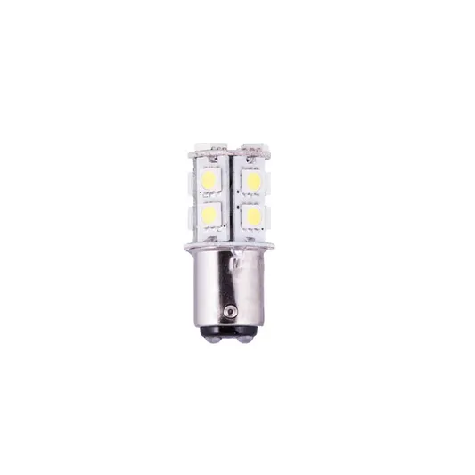 Лампа светодиодная 12V T25/5 5W BAY15d 5000K Маяк WHITE 1 шт. блистер 13SMD 12T255W13SMDBL