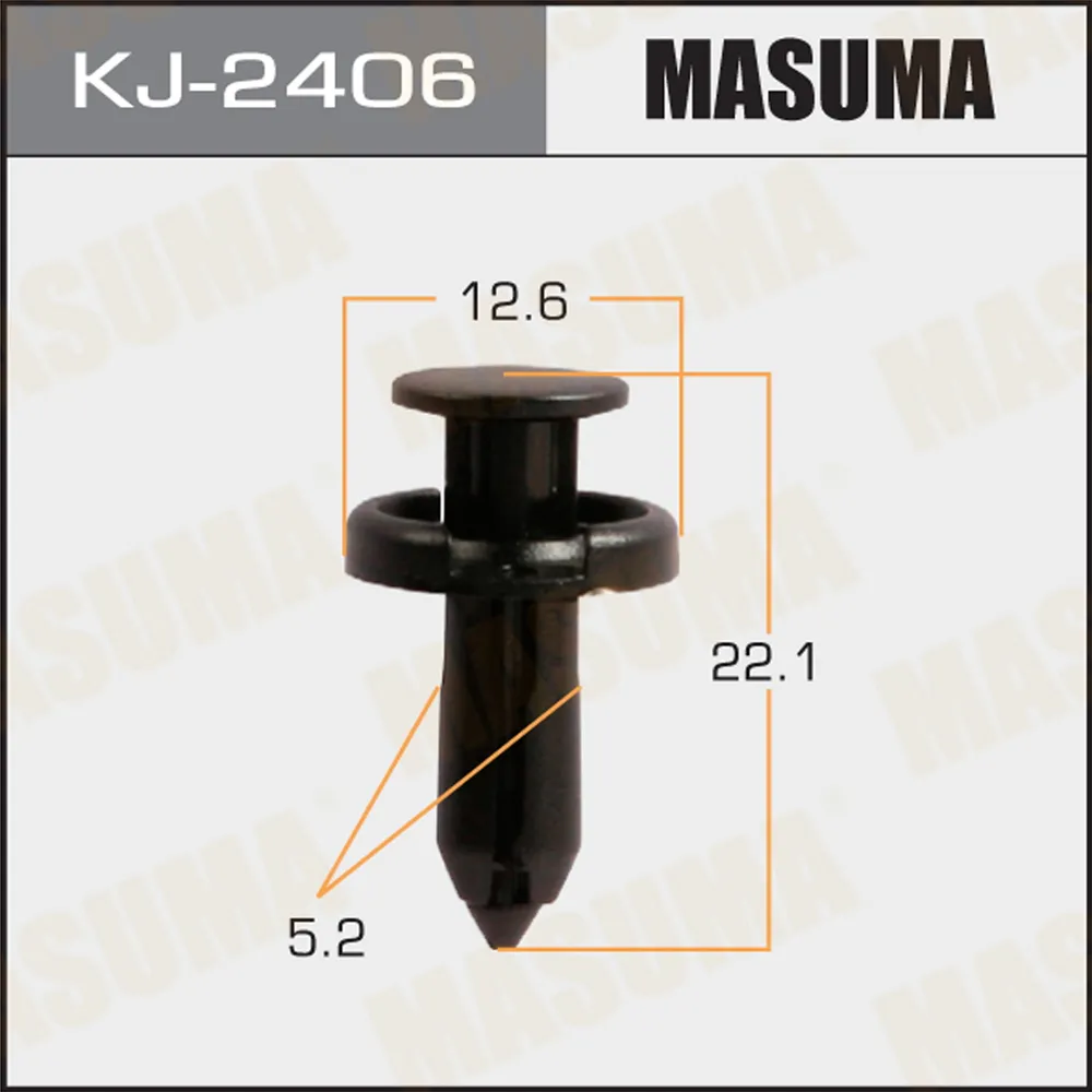 Клипса универс. 2406-KJ [уп.50] MASUMA KJ-2406