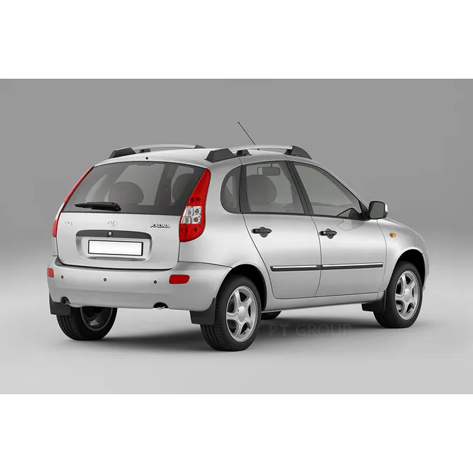 Рейлинги (Серебристый муар) Усиленный LADA Kalina Хэтчбек 2004-2013, Kalina II 2013- (01190705) PT GROUP LKA551506