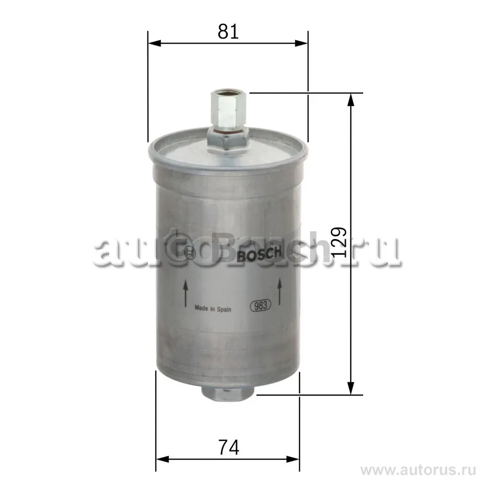Фильтр топливный Jaguar XJ 2.9-3.6i BOSCH 0450905087