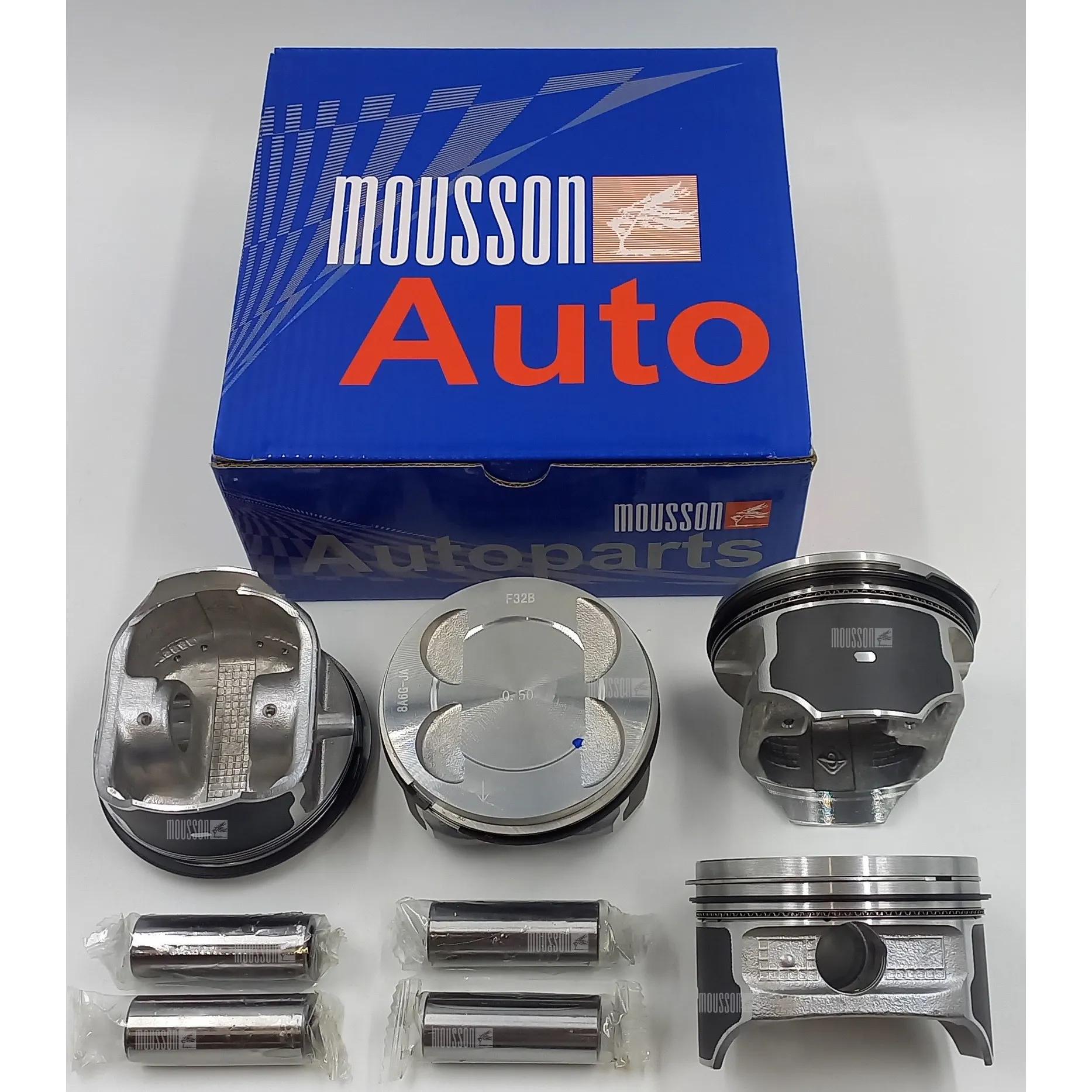 Поршень кольца ремонтные +0,5мм комплект Ford 1,6L на 1 цилиндр MOUSSON SPRHXDA050