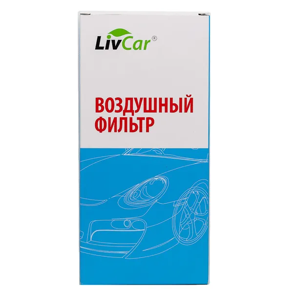 Фильтр воздушный LivCar OEM 17801-23030 TOYOTA (RHD, LHD) Термопластичная резина LIVCAR LCT196/2610A