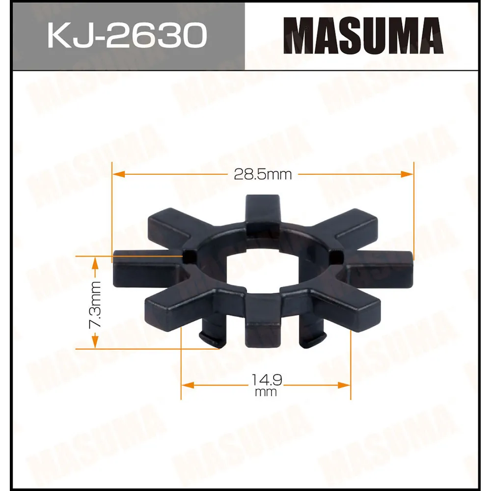 Демпфер мотора руля MASUMA KJ2630