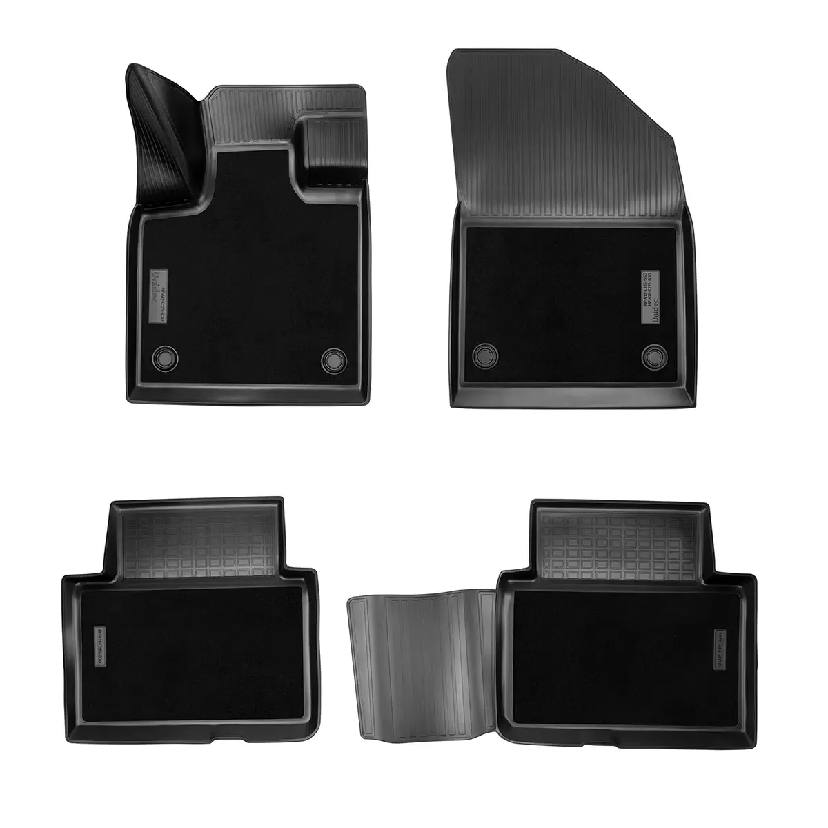 Коврики салонные для EXEED VX 3D (2021) NORPLAST NPA11-C115-830
