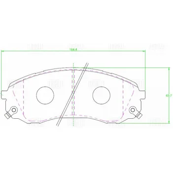 Колодки торм. для а/м Haval H9 (17-) диск. перед. TRIALLI PF 2326