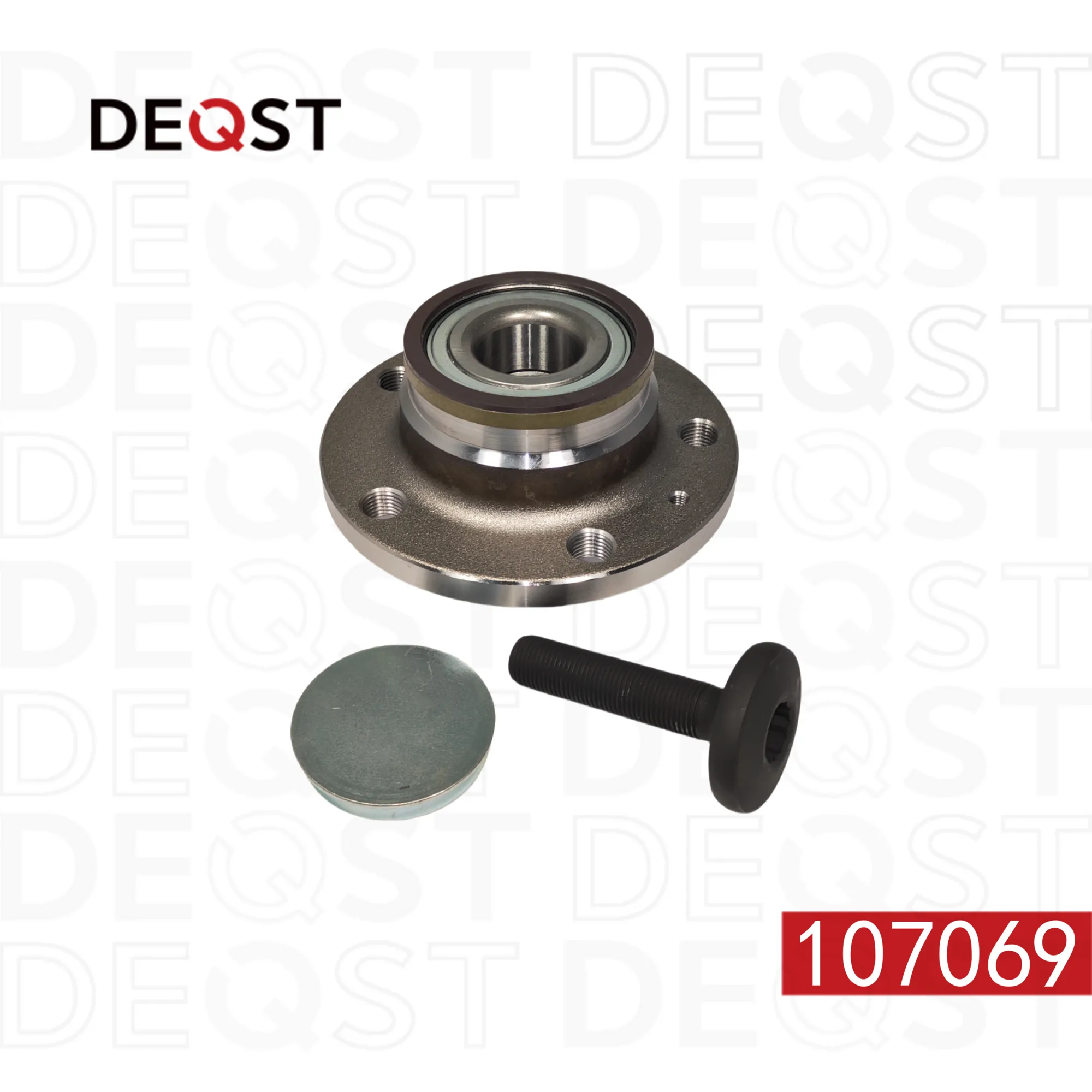 Ступица колеса с подшипником задняя, VW GOLF V-VI, VW PASSAT B6, VW PASSAT CC, VW JETTA DEQST 107069