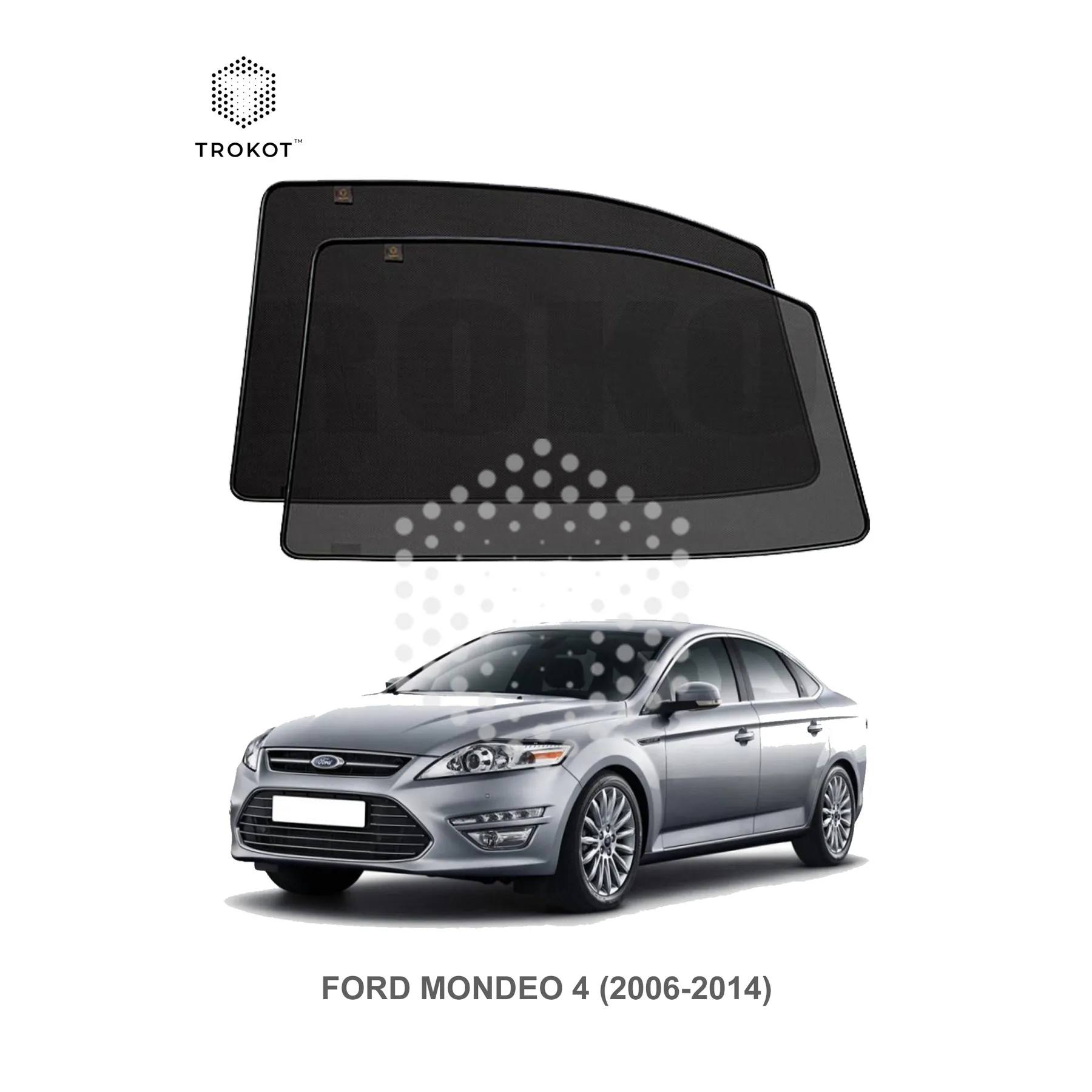 Комплект шторок на задние двери FORD Mondeo (4) (2006-2014)