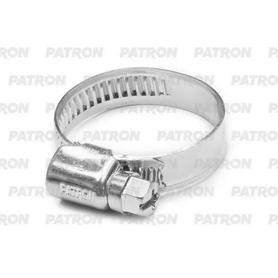 Хомут винтовой 20-32 мм German Type лента с накаткой, ширина лент PATRON PG020032