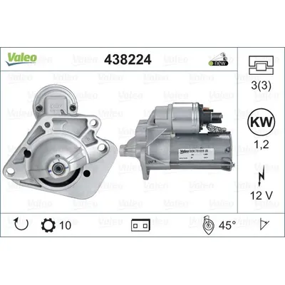 Стартер, новый VALEO 438224