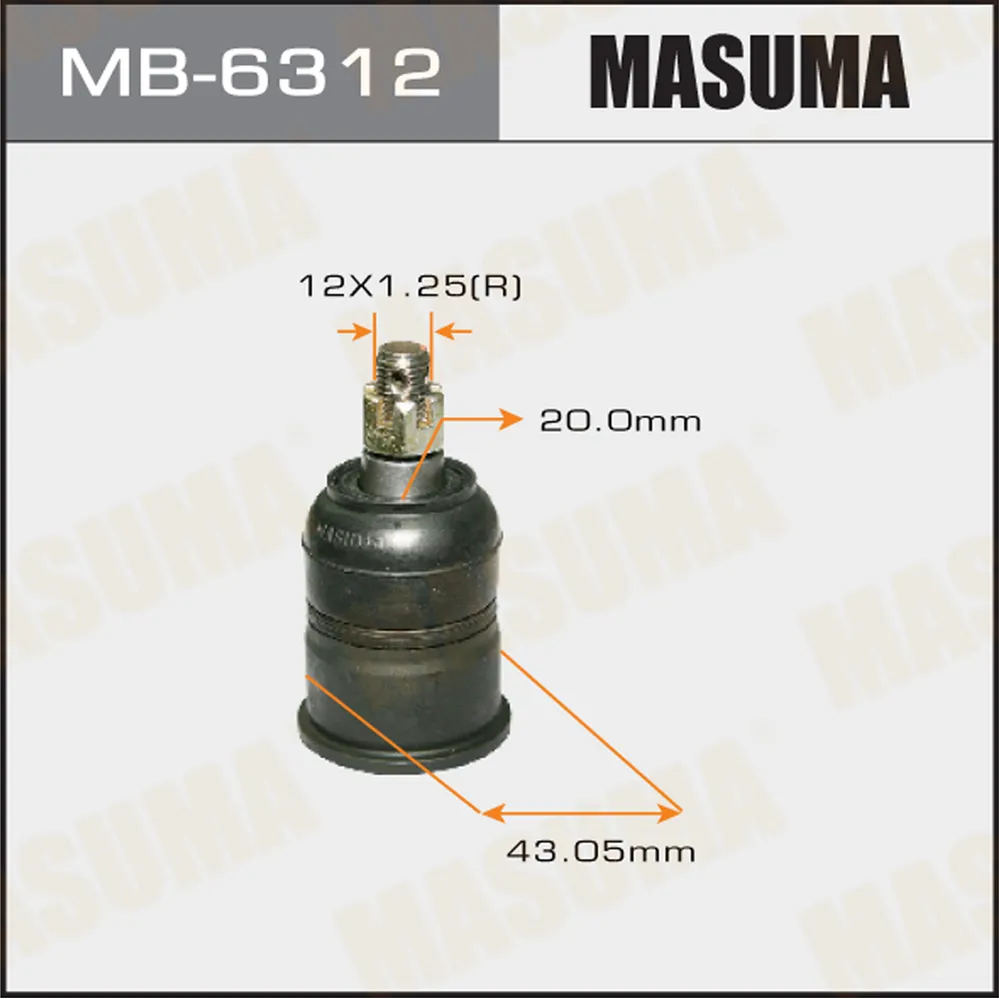 Шаровая опора Masuma MASUMA MB6312