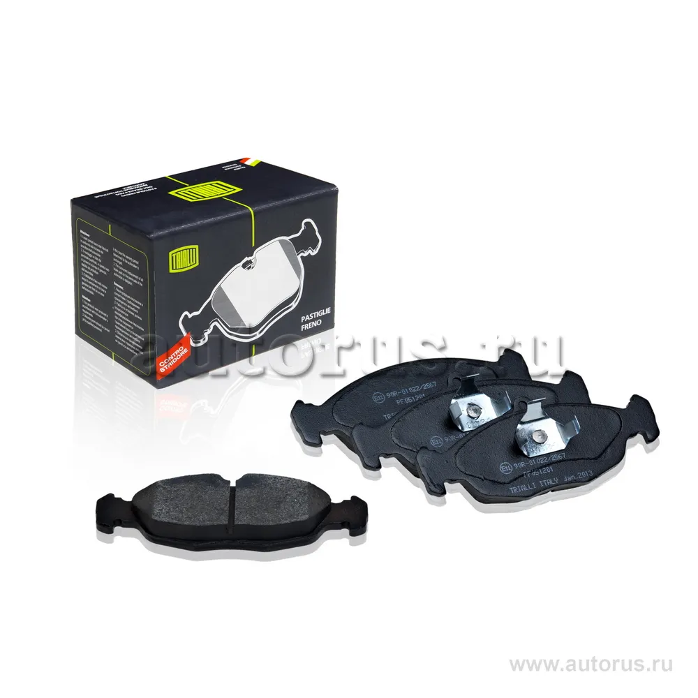 Колодки торм. для а/м Daewoo Nexia (95-)/Chevrolet Lanos (97-) диск. перед. 13'' TRIALLI PF 051201
