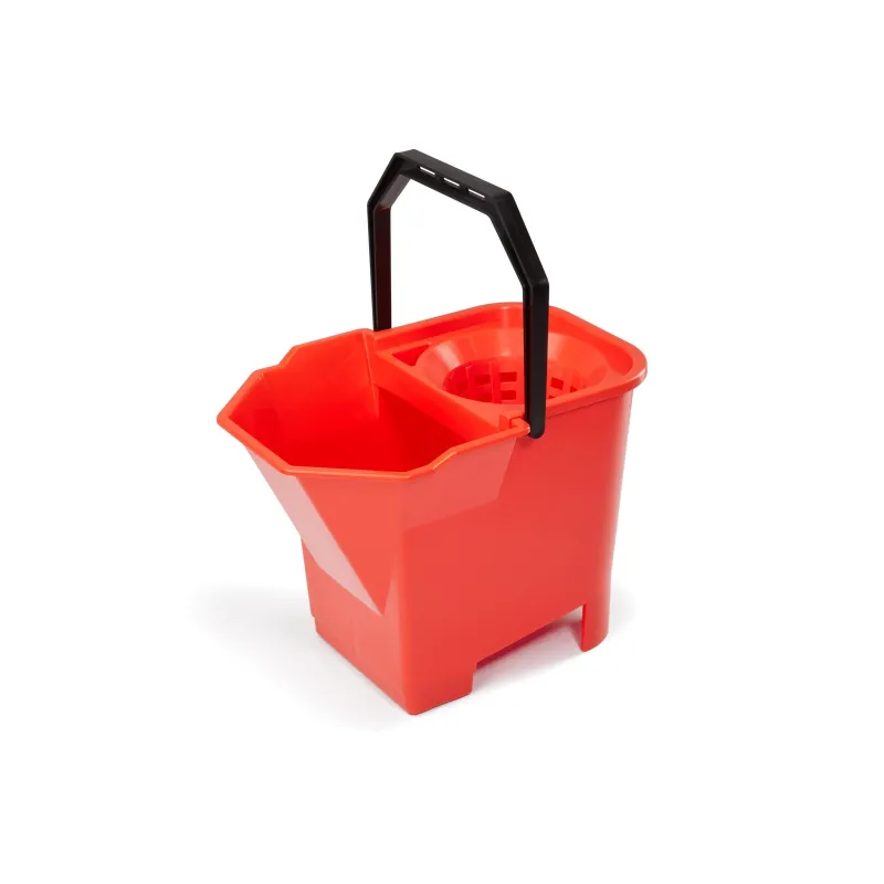 Ведро SYR 15л (раб.6л) Bull Dog переносное с ручным отжимом красное 950899 1603570