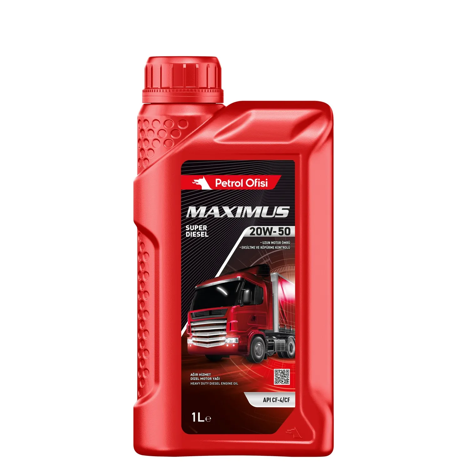 Масло моторное MAXIMUS SUPER DIESEL 20W-50 1 л. Petrol Ofisi 400001529