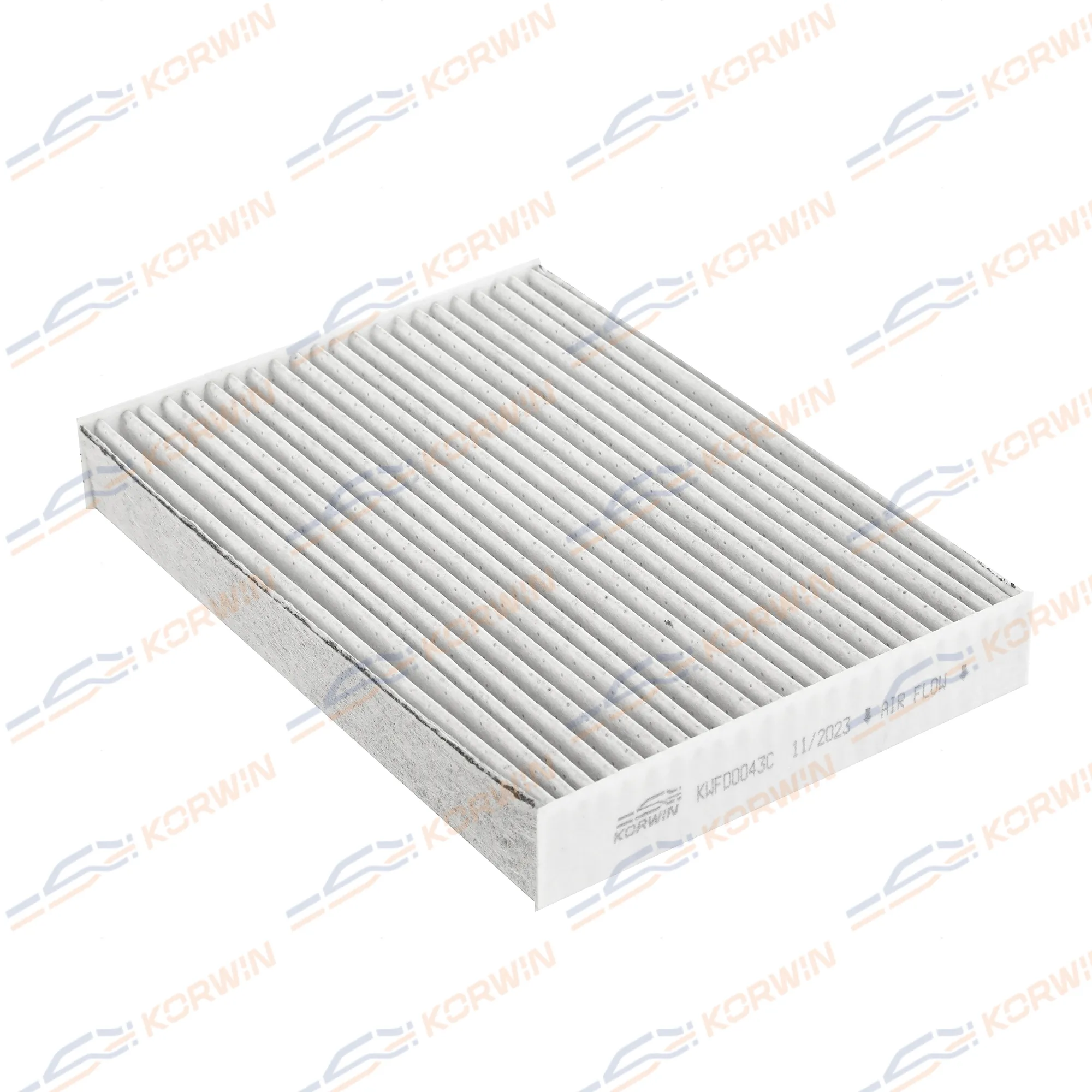 Фильтр салонный угольный Nissan Qashqai II 14-/X-Trail III (T32) 14-/Renault KORWIN KWFD0043C