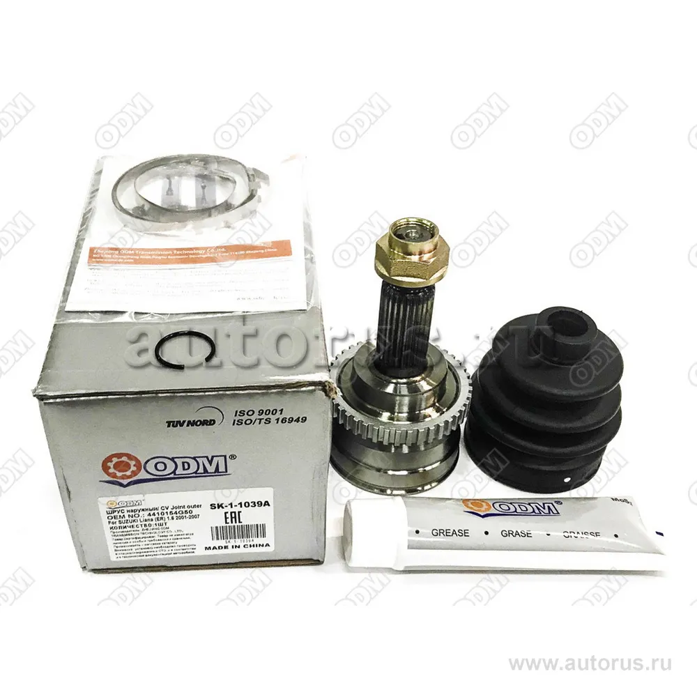 ШРУС наружный (к-кт) SUZUKI BALENO/LIANA 1.3-1.9TD 98-08 нар. +ABS ODM sk11039a