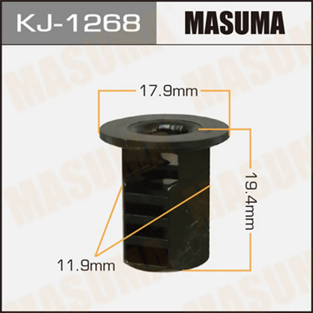 Клипса крепежная Masuma 1268-KJ (миним. парти MASUMA KJ1268