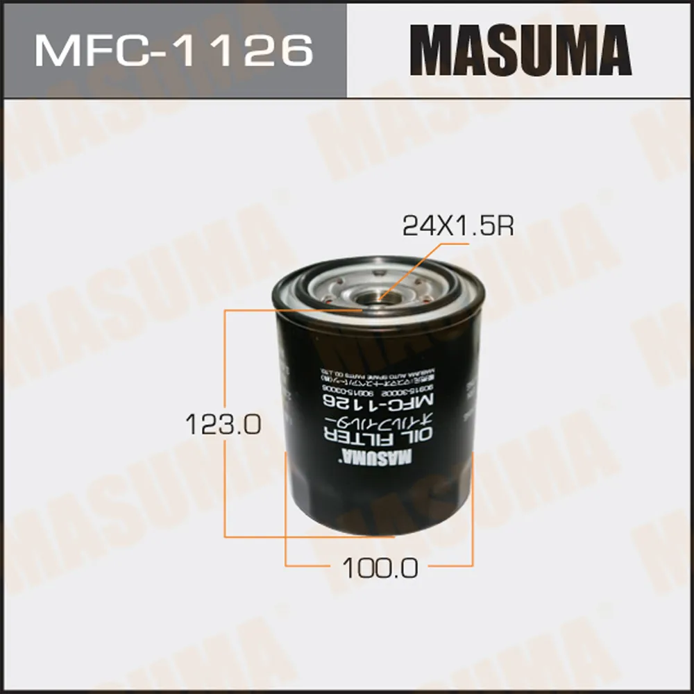Фильтр масляный TOYOTA 4RUNNER MASUMA MFC-1126