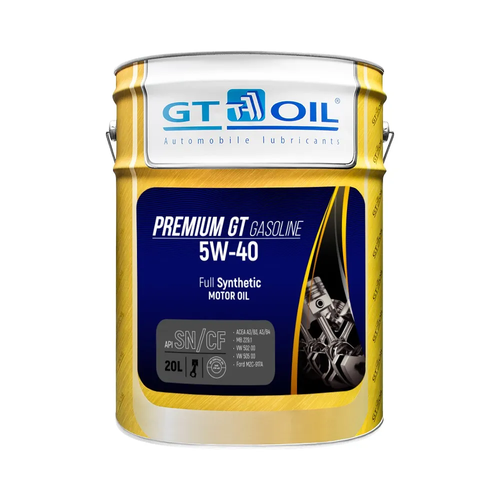 Масло моторное GT OIL Premium GT Gasoline 5W-40 синтетическое 20 л 8809059407233