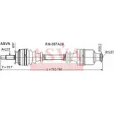 Привод правый 30X754X21 ASVA RN-357A26