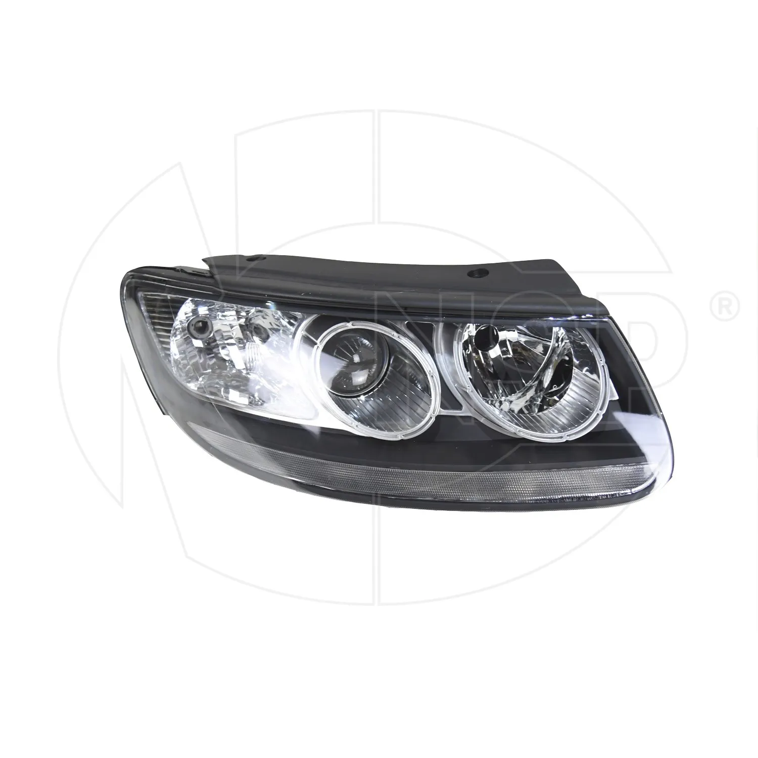 Фара правая HYUNDAI Santa Fe II (05-10) (хром)