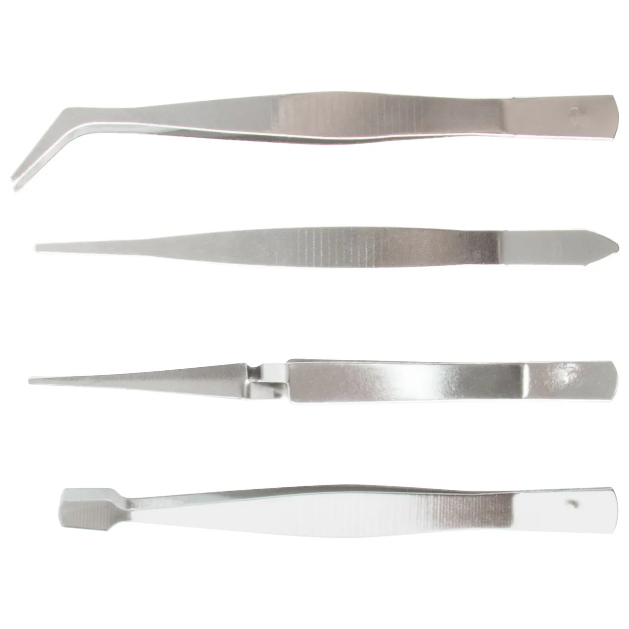 Пинцеты набор 4 шт. КУРС 67443