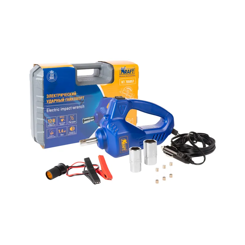Гайковерт электрический ударный 1/2 350 Н. м. KRAFT KT705057