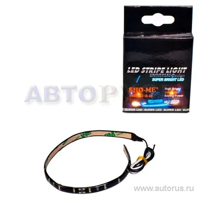 Лампа светодиодная 12V T10 1,8W 5000K SHO-ME 1 шт. картон SMD 1210-18-30