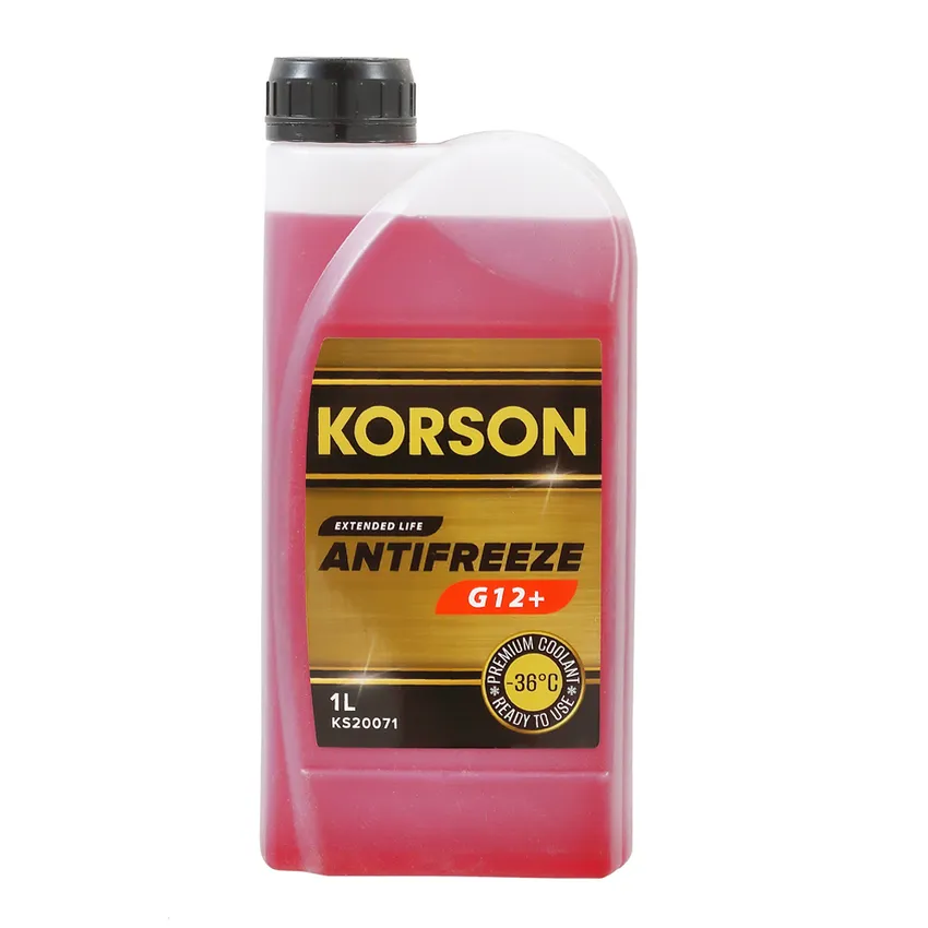 Антифриз KORSON EXTENDED LIFE G12+ готовый -36 красный 1 л KS20071
