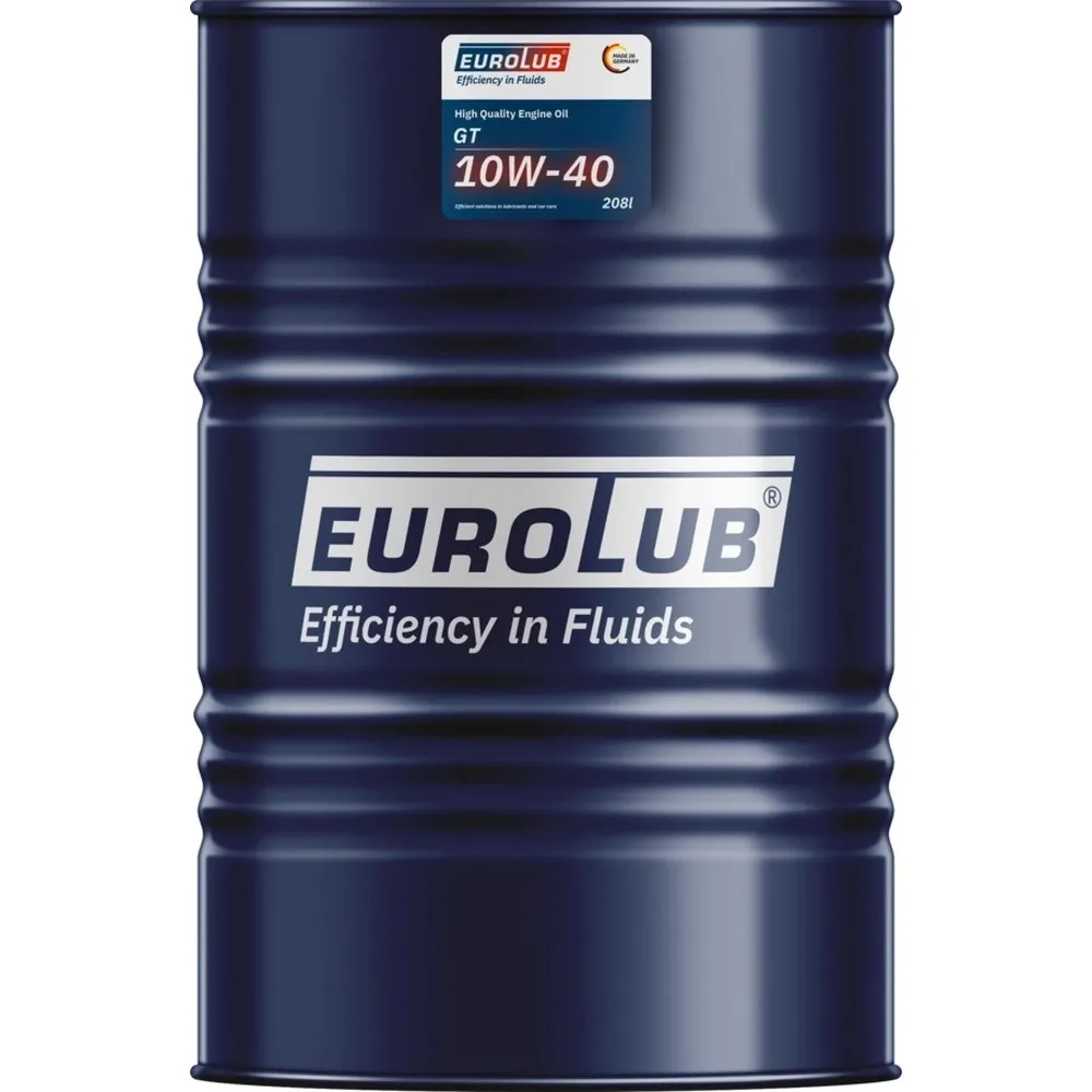 Масло моторное EUROLUB GT 10W40 SL/CF A3/B4 п/с. 208л. EUROLUB 337208