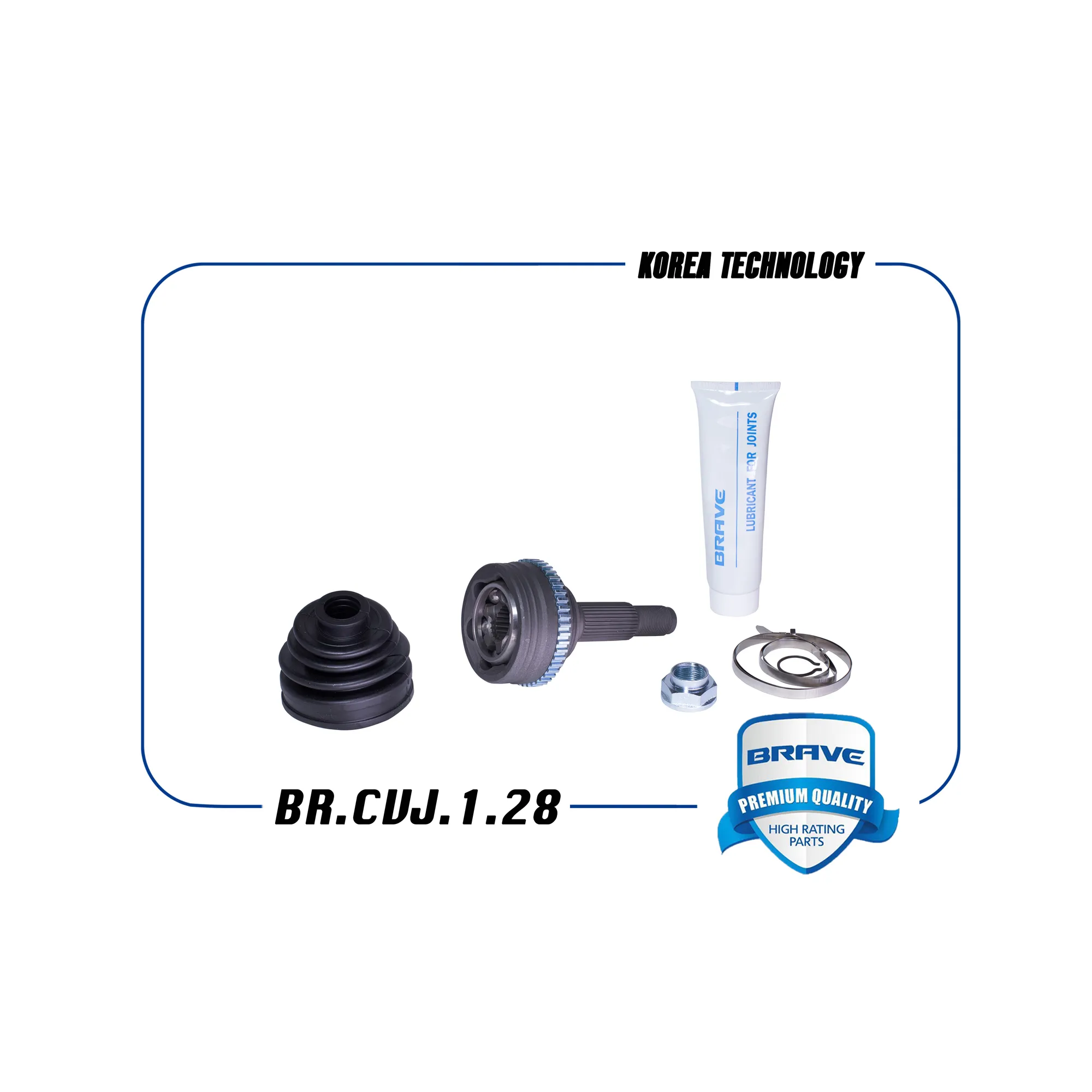Шрус внешний CHEVROLET Lacetti, Gentra с ABS МКПП BRAVE BR.CVJ.1.28