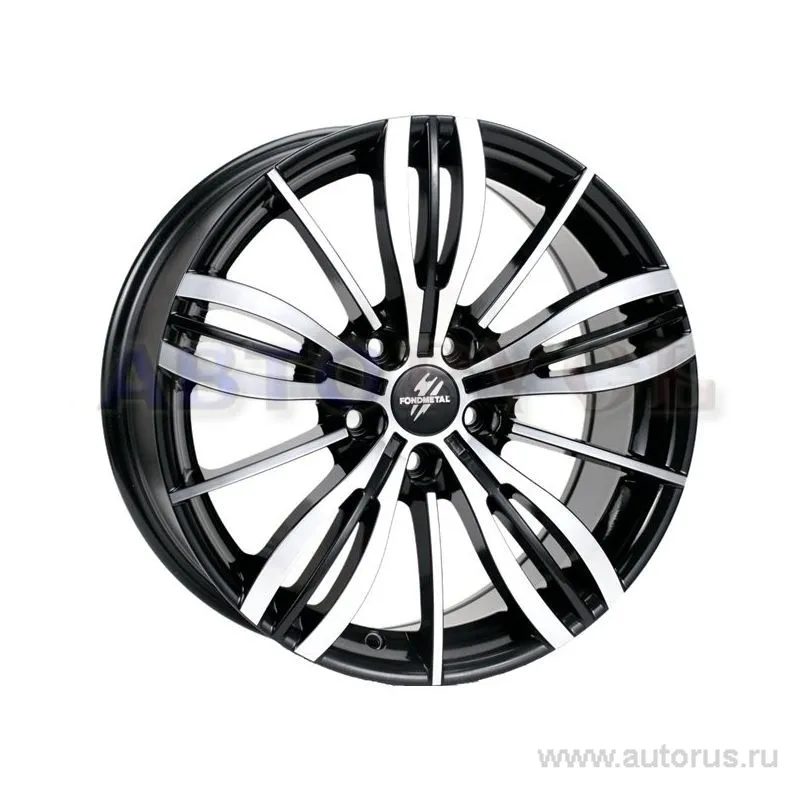 Диск литой R16 7J 5x108/75 ET47 FONDMETAL TPG1 Black Polished TPG17016475108YNA2