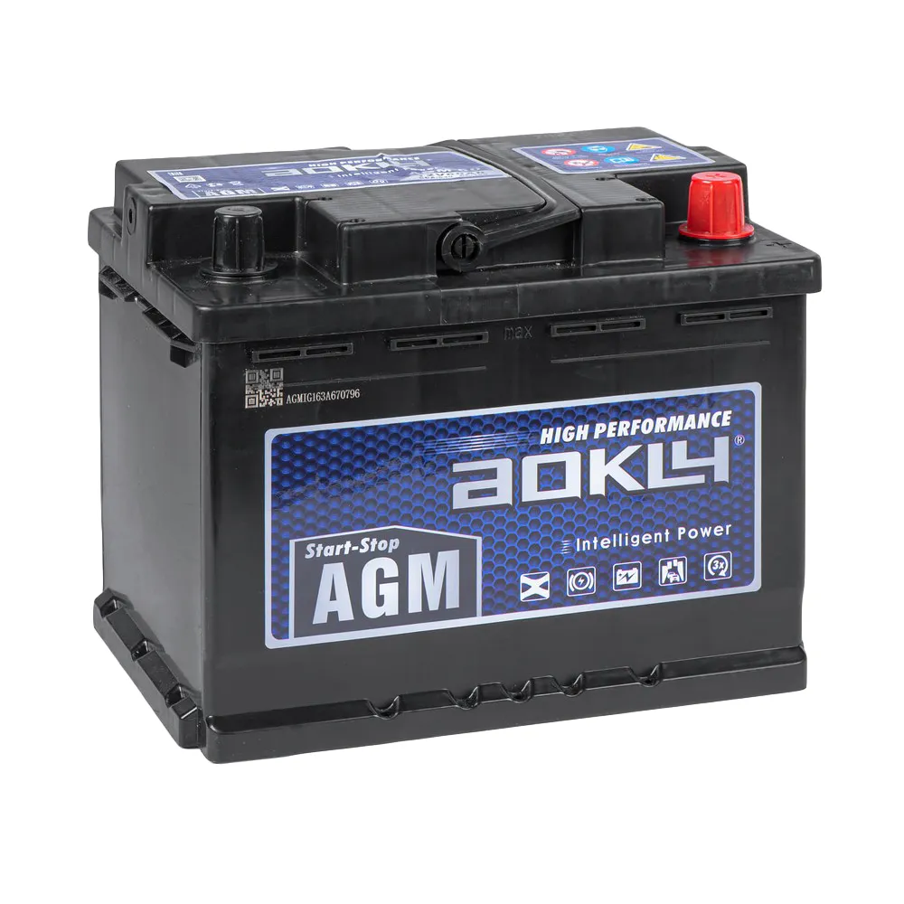 Аккумулятор AOKLY AGM Stop&Go 60 А/ч обратный R+ 242x174x190 L2 EN 640 А
