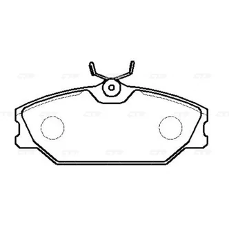 Тормозные колодки CTR CKRN-14