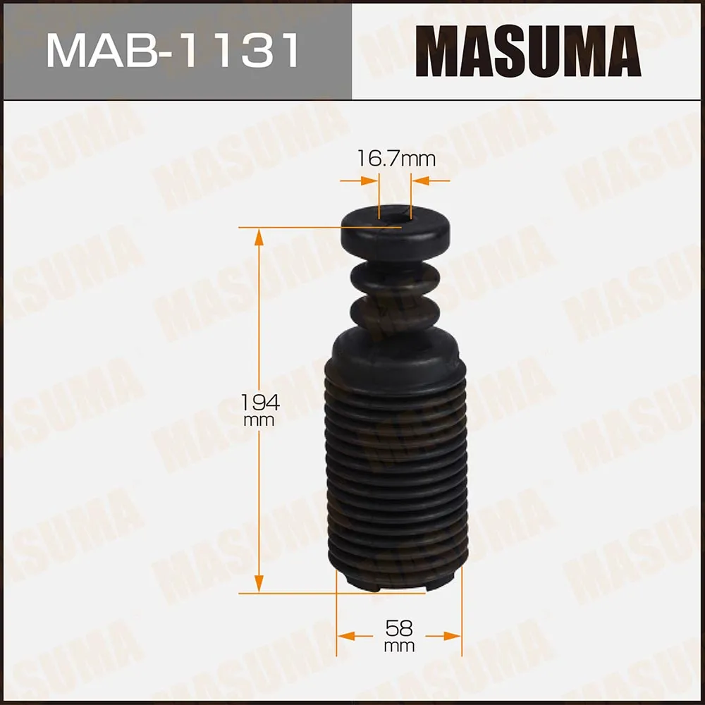 Пыльник аморт. MASUMA MAB1131