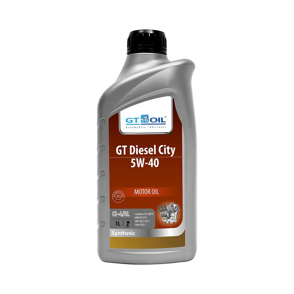Масло моторное GT OIL GT Diesel City 5W-40 синтетическое 1 л 8809059408261