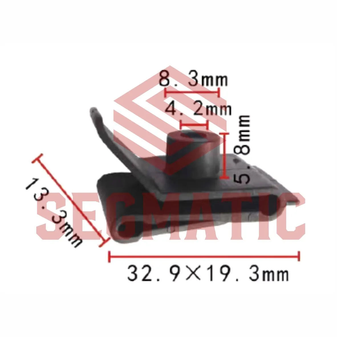 Клипса пластмассовая TOYOTA SEGMATIC SG70203245