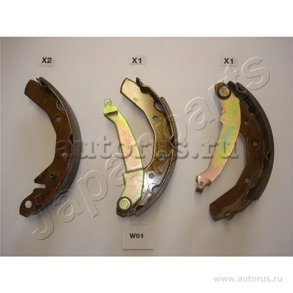 Колодки барабанные DAEWOO Matiz/CHEVROLET Spark JAPANPARTS GF-W01AF