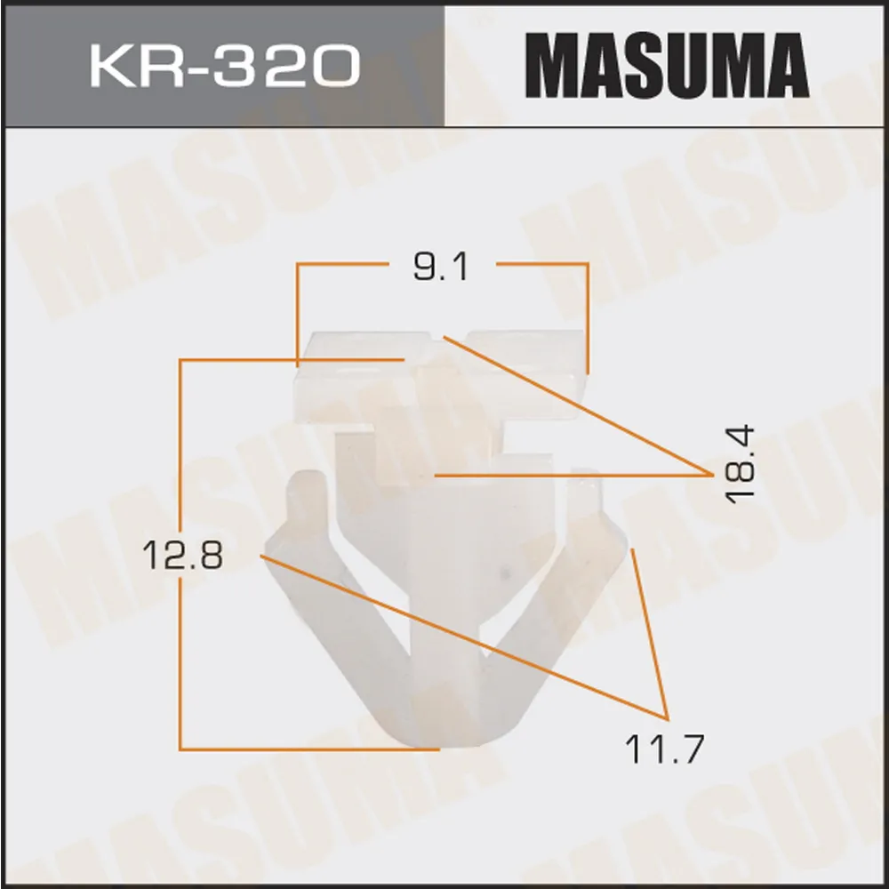 Клипса универс. MASUMA KR-320