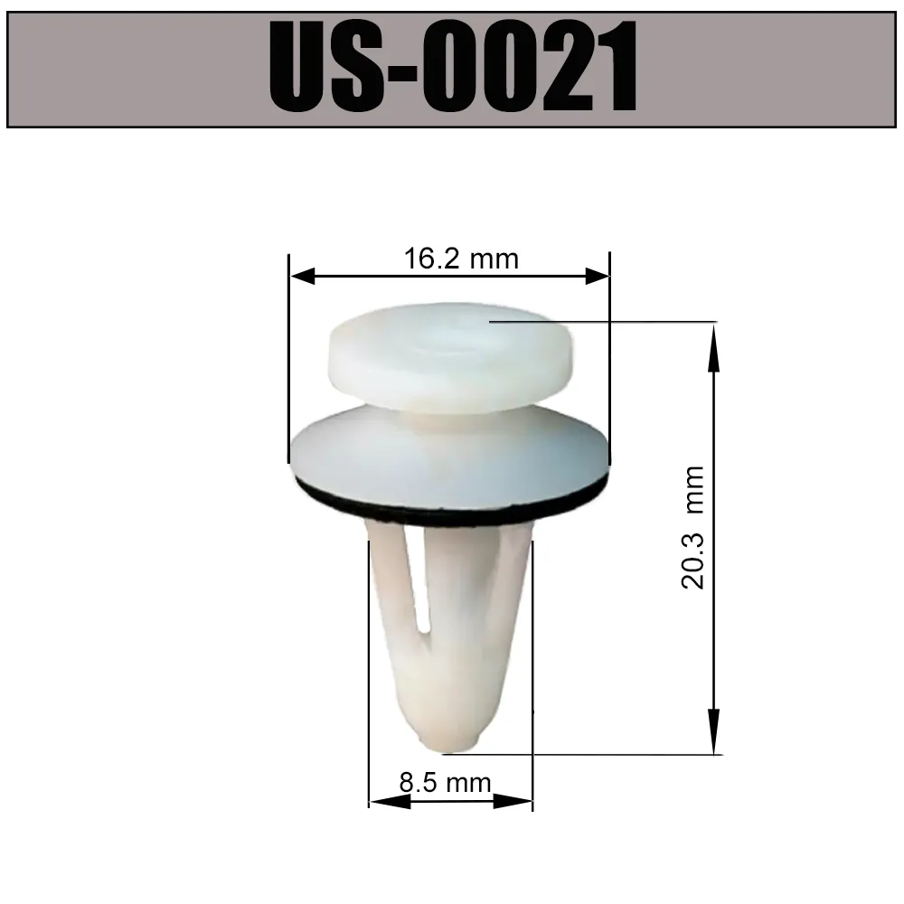Пистон (клипса) универсальная US-0021 MITSUBISHI УНИП СЕРВИС US-0021