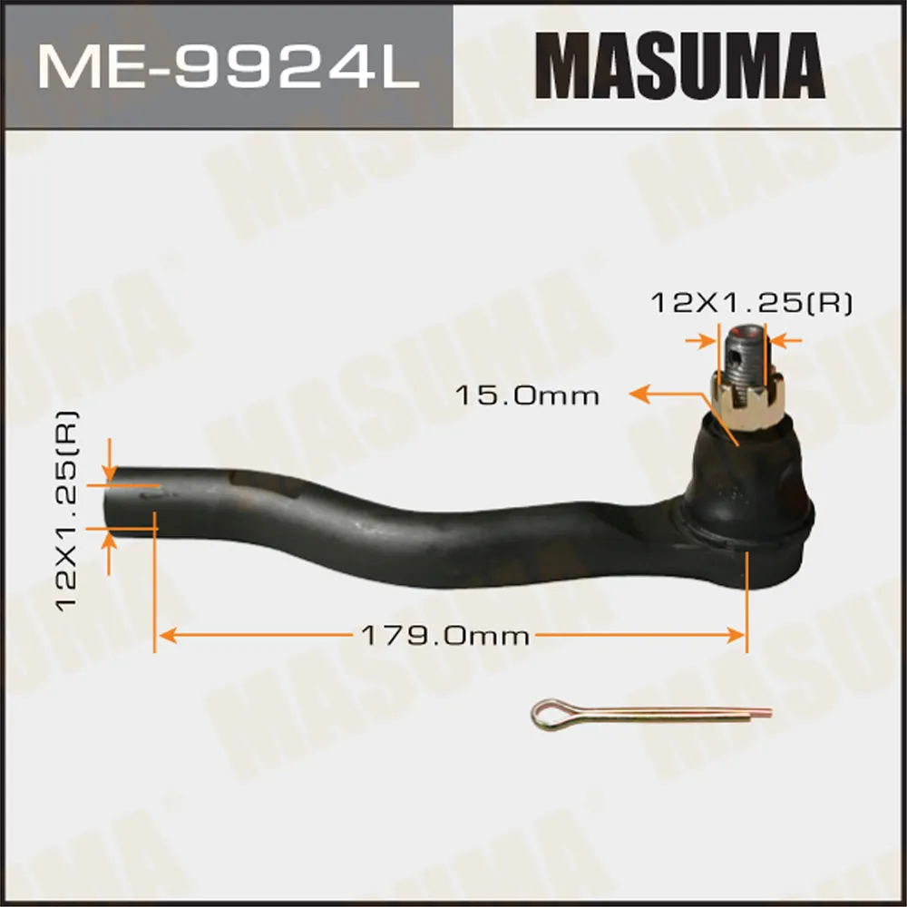 Наконечник рулевой тяги L MASUMA ME-9924L