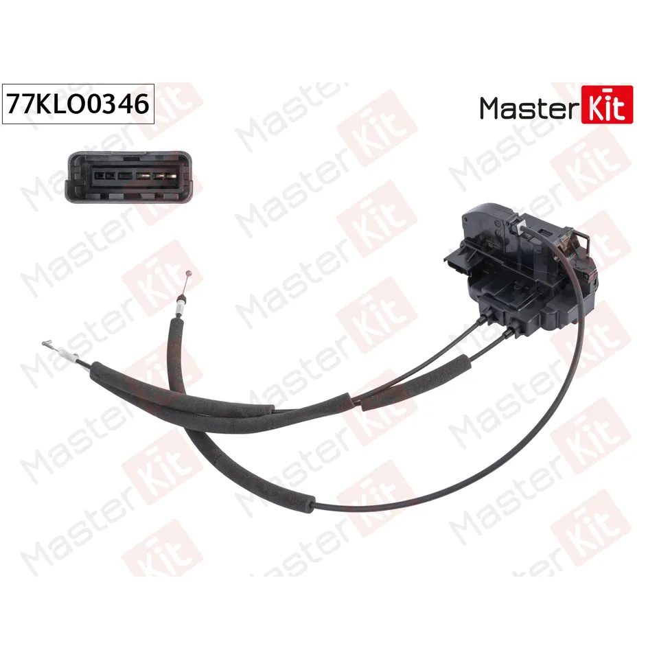 Замок двери перед. прав. Nissan X-TRAIL (T32) 2014 - MASTERKIT 77KLO0346