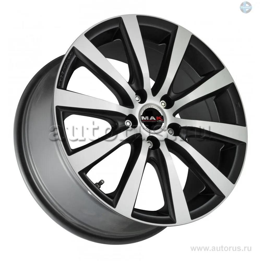 Диск литой R17 8J 5x108/72 ET45 MAK Iguan Ice Black F8070IGIB45GG3
